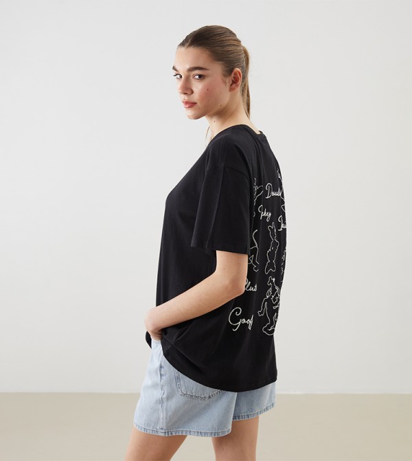 LC Waikiki LC Waikiki - Black Casual T-Shirts