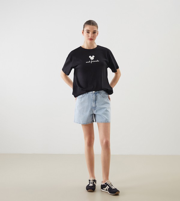 LC Waikiki LC Waikiki - Black Casual T-Shirts