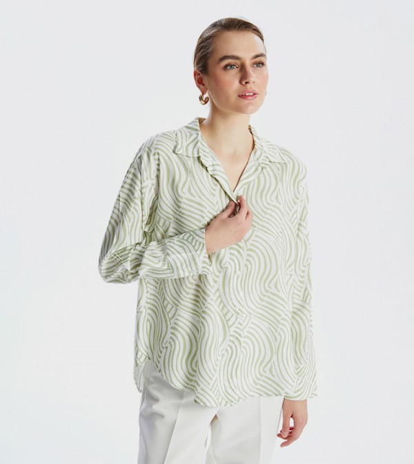LC Waikiki  Clothing - Green Shirts