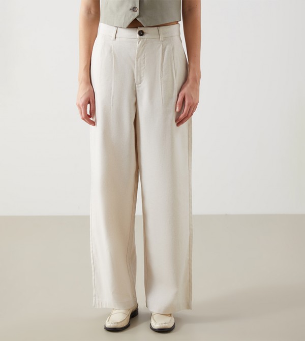 LC Waikiki  Pants & Leggings - Beige Casual Pants