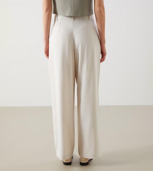 LC Waikiki  Pants & Leggings - Beige Casual Pants
