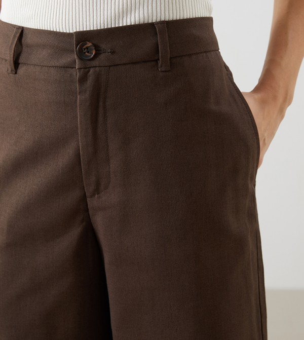 LC Waikiki  Pants & Leggings - Brown Casual Pants