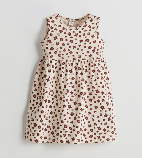 LC Waikiki  Dresses - Beige Casual Dress