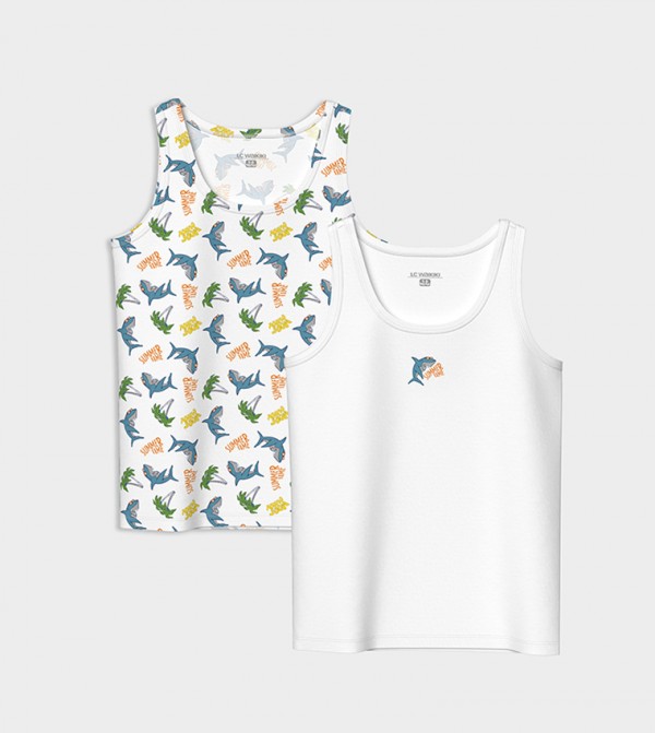 LC Waikiki Inner Wear & Thermals - White Vests