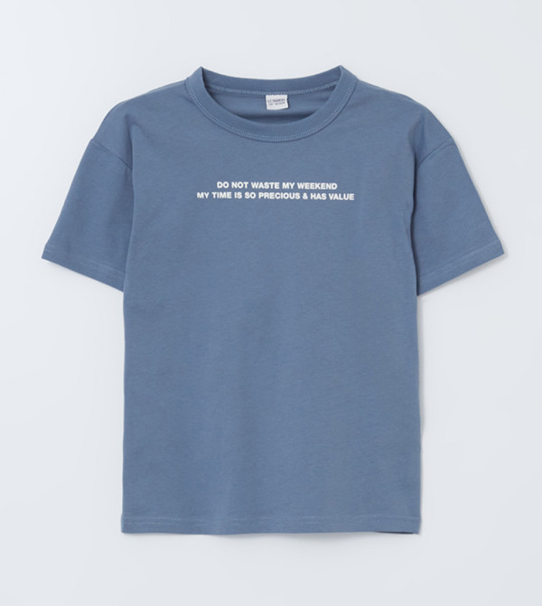 LC Waikiki  Topwear - Blue T-shirts