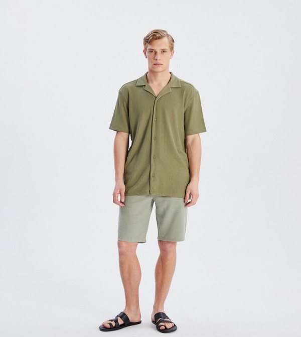 LC Waikiki LC Waikiki - Khaki Short Sleeves