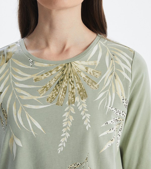 اٍل سي واي كيكي  بلوزات - أخضر Casual Tops
