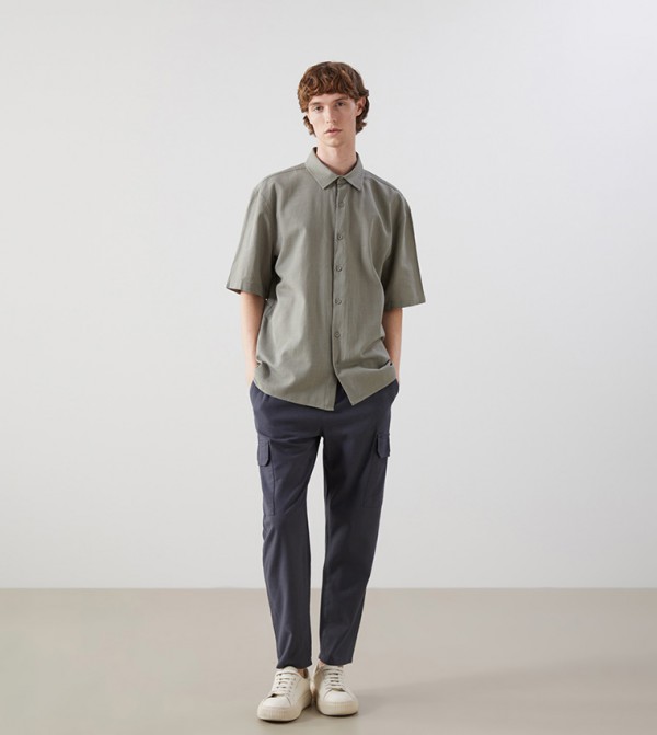 LC Waikiki  Shirts - Khaki Short Sleeves