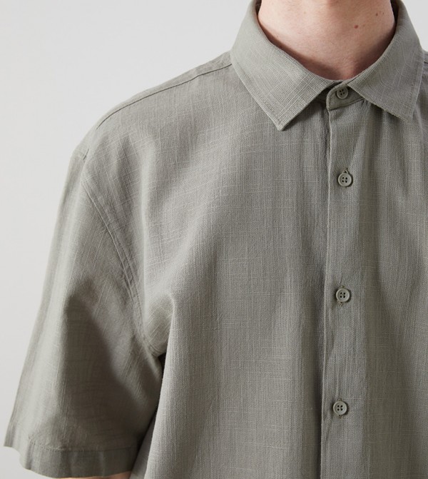 LC Waikiki  Shirts - Khaki Short Sleeves