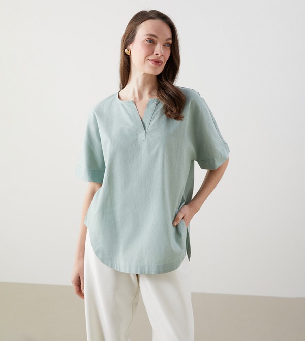 LC Waikiki  Clothing - Blue Casual Tops