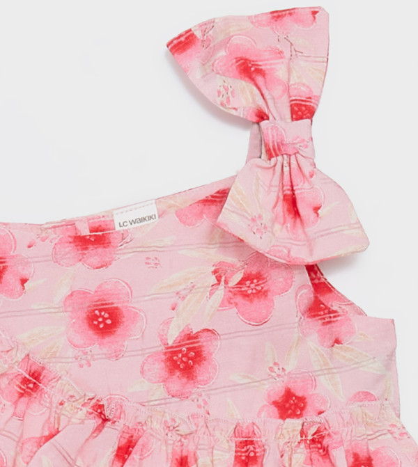 اٍل سي واي كيكي فساتين - وردي فستان كاجوال