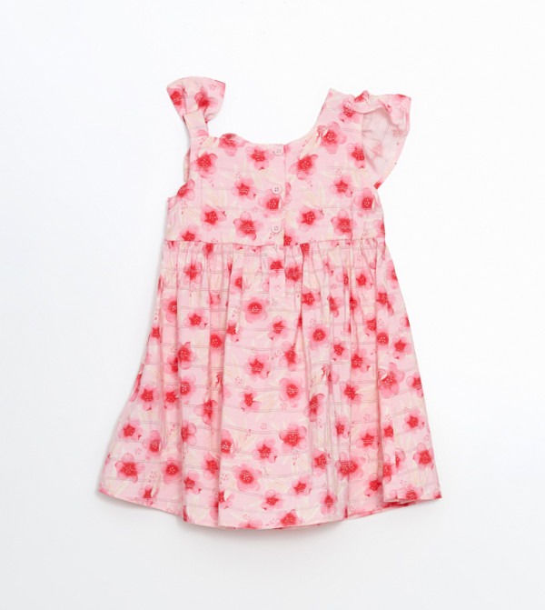 اٍل سي واي كيكي فساتين - وردي فستان كاجوال