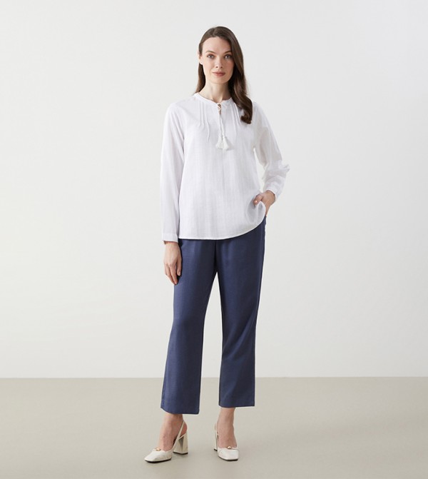 اٍل سي واي كيكي  - أبيض Casual Tops