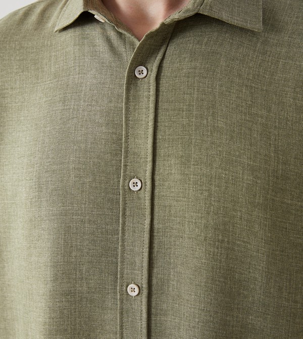 LC Waikiki  Shirts - Green Short Sleeves