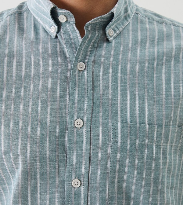 LC Waikiki  Shirts - Green Short Sleeves