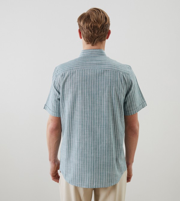 LC Waikiki  Shirts - Green Short Sleeves