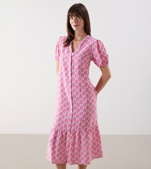 LC Waikiki  Dresses - Pink Shirt & T-Shirt Dresses