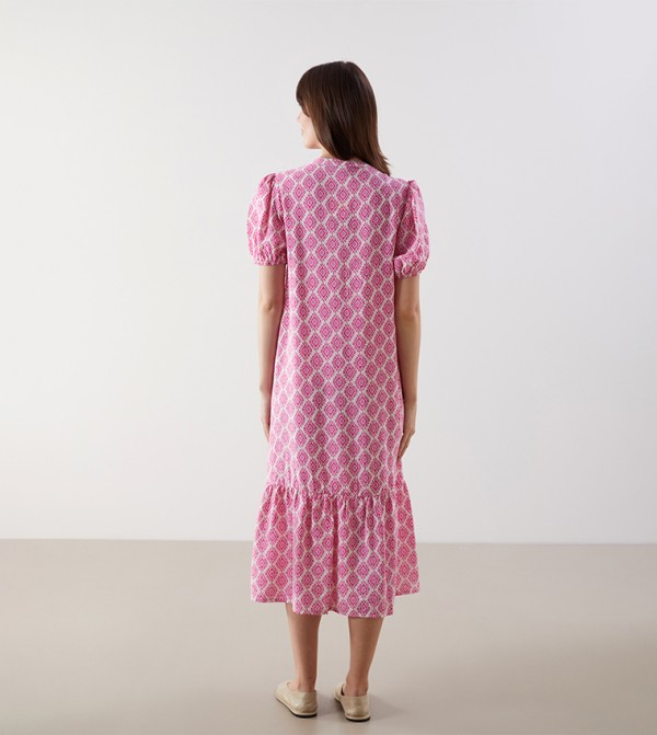 LC Waikiki  Dresses - Pink Shirt & T-Shirt Dresses