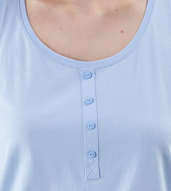 اٍل سي واي كيكي اٍل سي واي كيكي - أزرق Sleeveless Tops