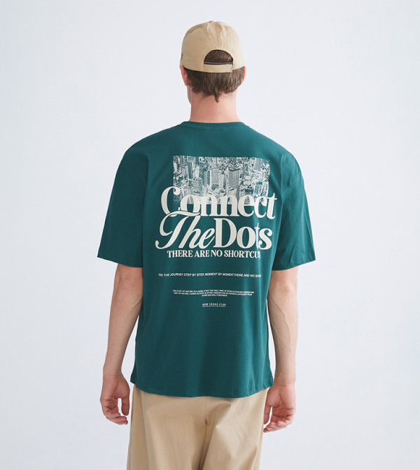LC Waikiki LC Waikiki - Green Round Neck T-Shirts