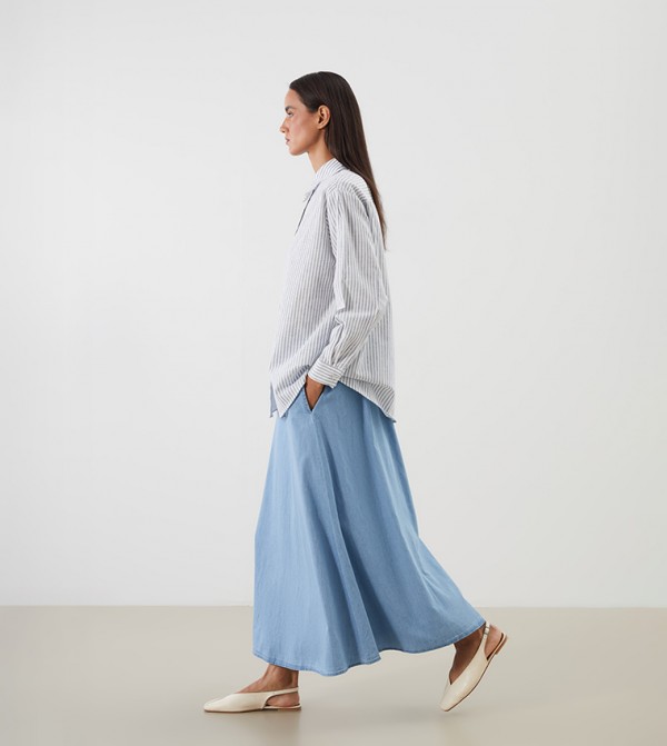 اٍل سي واي كيكي  تنانير - أزرق Maxi Skirts