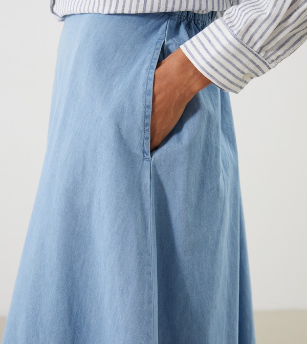 اٍل سي واي كيكي  تنانير - أزرق Maxi Skirts