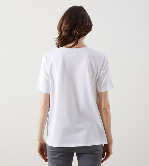 LC Waikiki LC Waikiki - White Casual T-Shirts