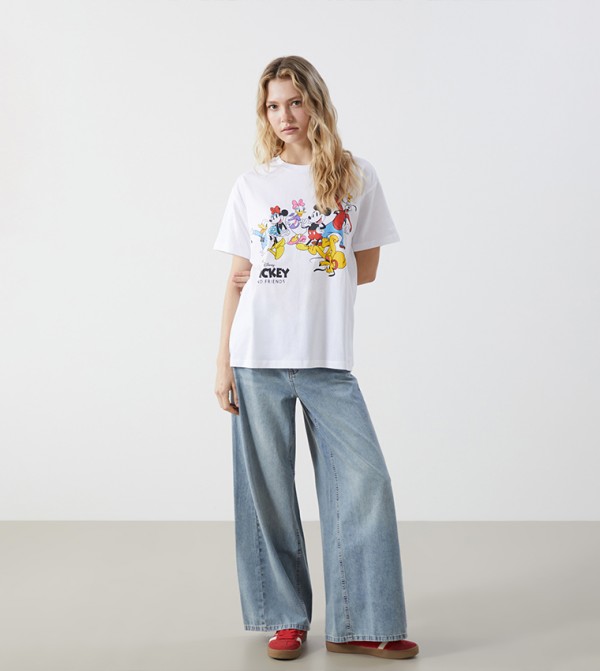 LC Waikiki LC Waikiki - White Casual T-Shirts