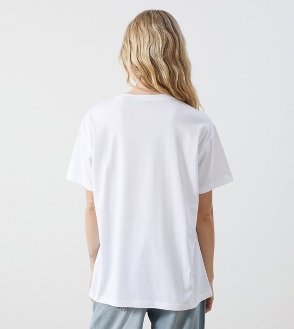 LC Waikiki LC Waikiki - White Casual T-Shirts