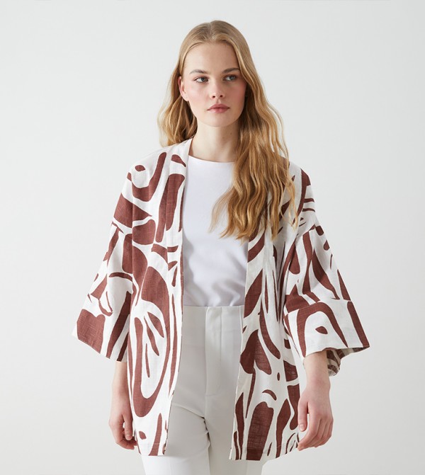 LC Waikiki LC Waikiki - Brown Kimonos