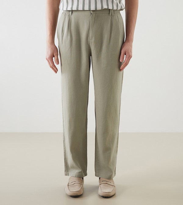 LC Waikiki Pants & Chinos - Green Casual Pants