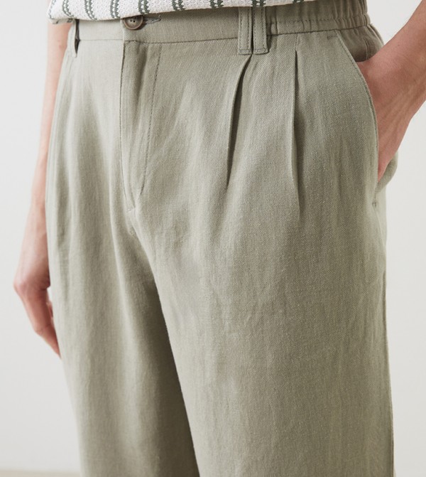 LC Waikiki Pants & Chinos - Green Casual Pants