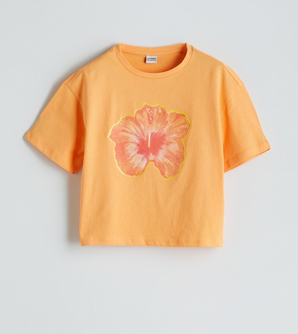 LC Waikiki  Topwear - Orange T-shirts