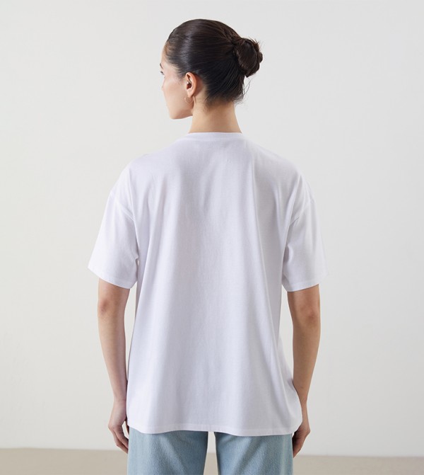 LC Waikiki LC Waikiki - White Short Sleeve T-Shirts