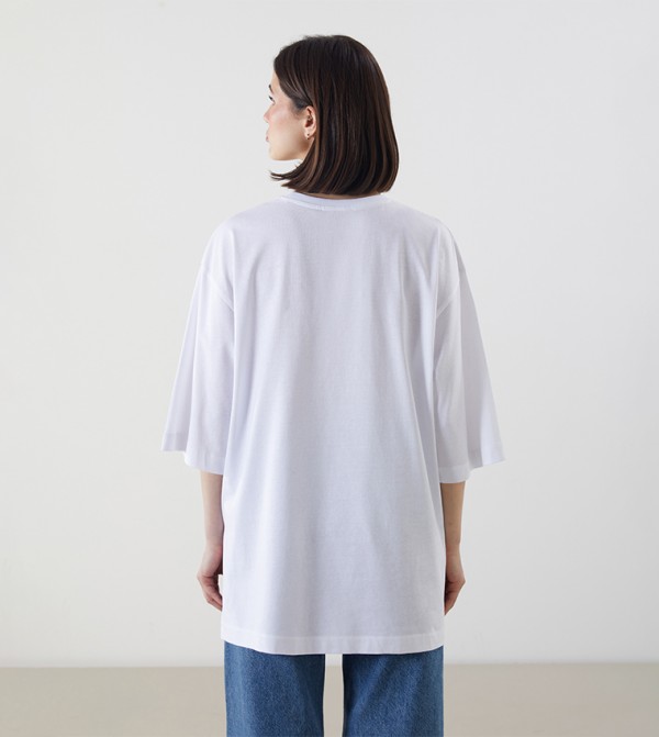 LC Waikiki  T-Shirts - White Short Sleeve T-Shirts