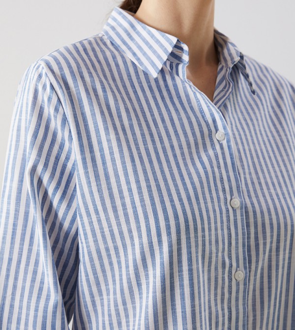 LC Waikiki  Clothing - Blue Shirts