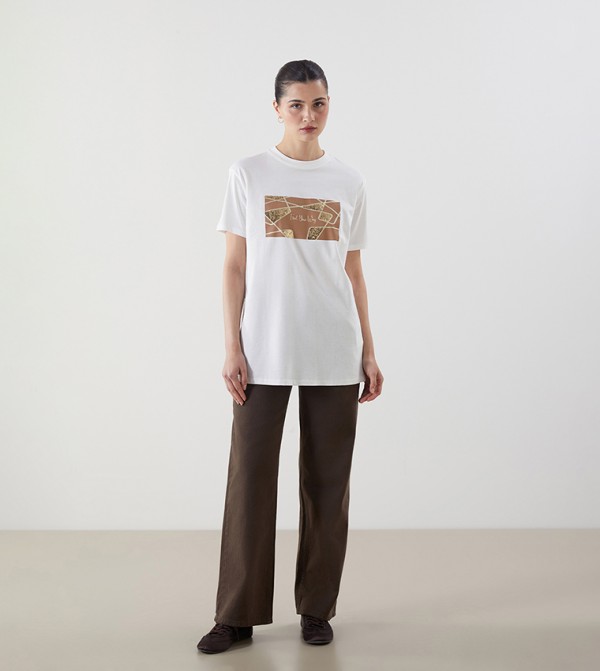 LC Waikiki LC Waikiki - White Casual T-Shirts