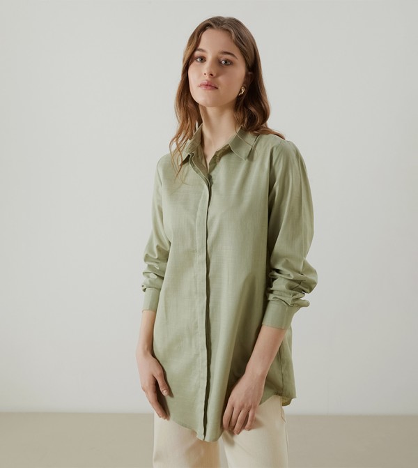 LC Waikiki  Shirts - Olive Shirts