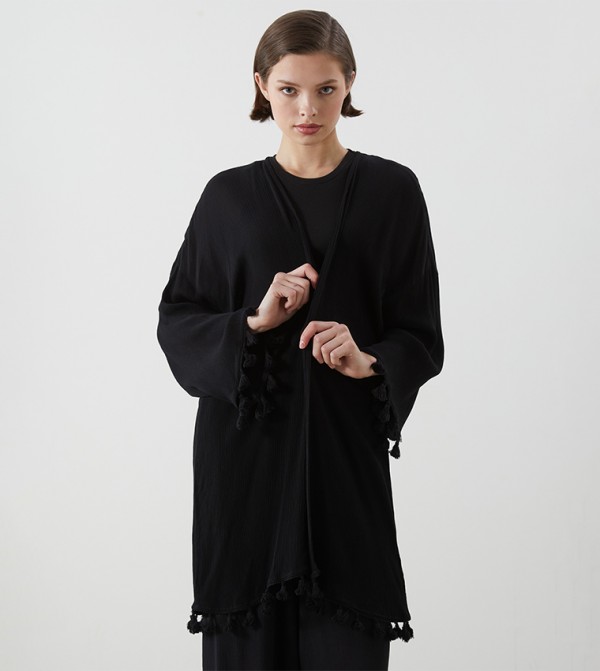 LC Waikiki  Clothing - Black Kimonos
