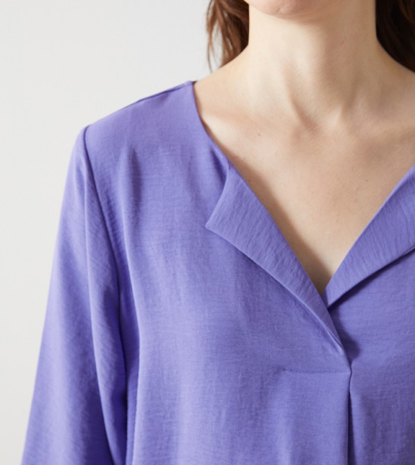 اٍل سي واي كيكي  بلوزات - بنفسجي  Casual Tops