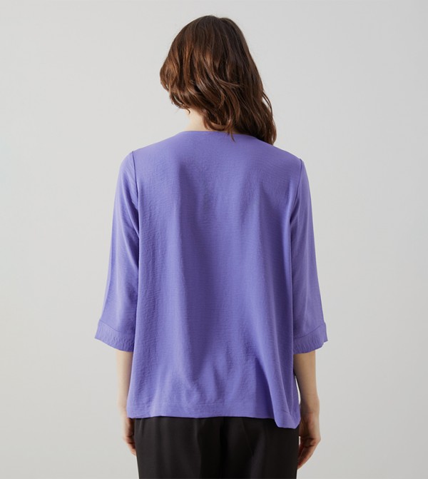اٍل سي واي كيكي  بلوزات - بنفسجي  Casual Tops