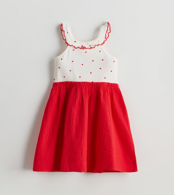 LC Waikiki  Clothing - Red Casual Dress