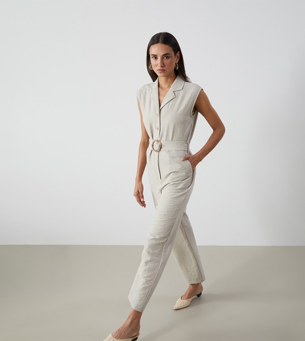 LC Waikiki  Jumpsuits - Beige Jumpsuits