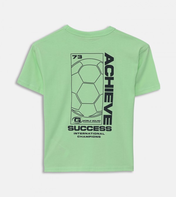 LC Waikiki  T-Shirts - Light Green T-shirts