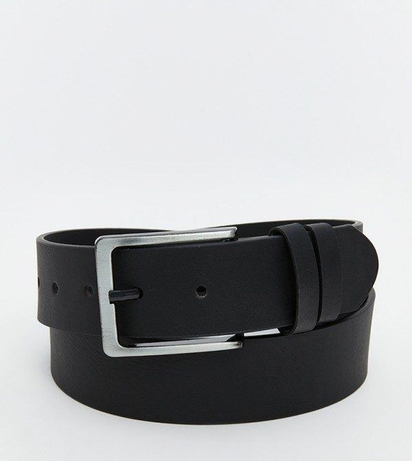 اٍل سي واي كيكي  أحزمة - أسود Non Leather Belts