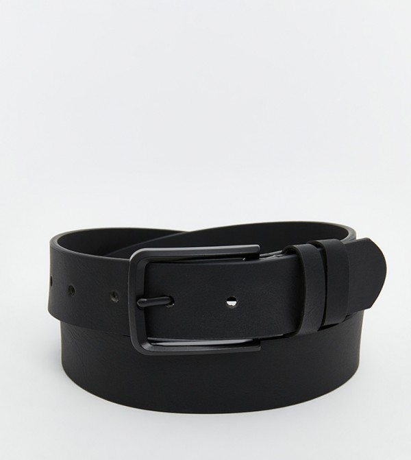 اٍل سي واي كيكي  أحزمة - أسود Non Leather Belts
