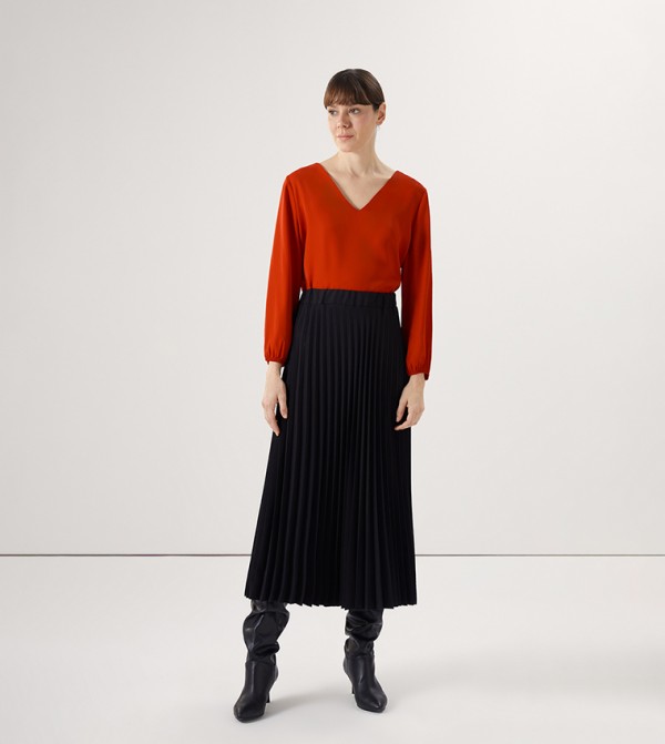 LC Waikiki  Skirts - Black Midi Skirts