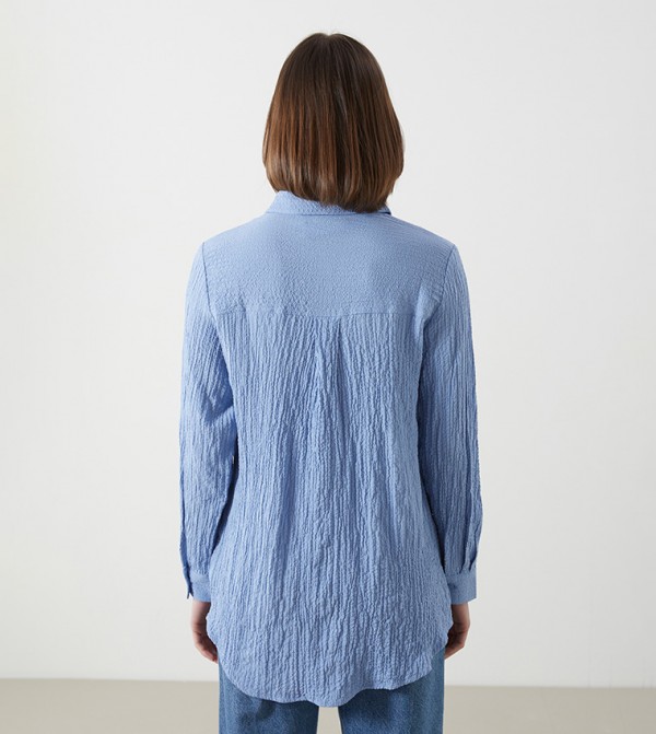LC Waikiki  Clothing - Blue Shirts