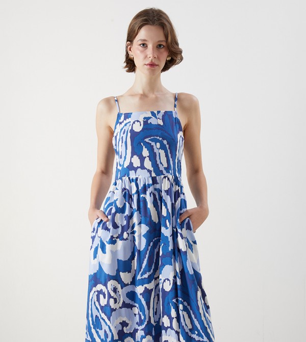 LC Waikiki LC Waikiki - Blue Midi Dresses