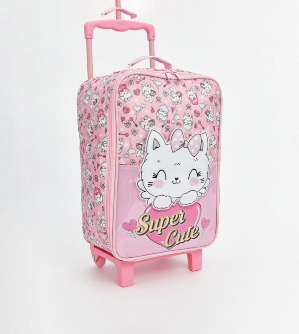 اٍل سي واي كيكي  حقائب بعجلات - وردي حقائب بعجلات